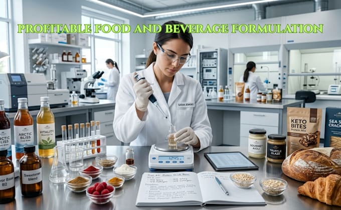 develop profitable food and beverage formulations for commercial production