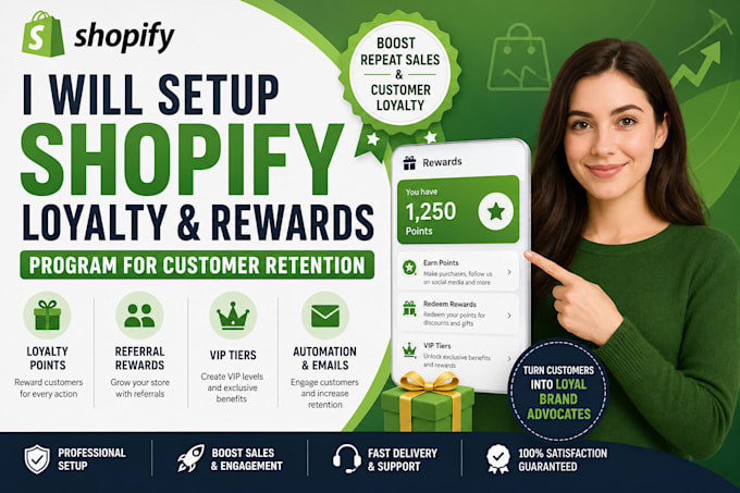 setup shopify loyalty and rewards program for customer retention