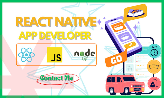 be your react native app developer for custom ios and android development