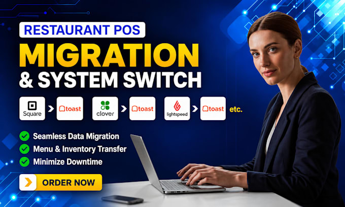 migrate square clover lightspeed pos to toast pos system