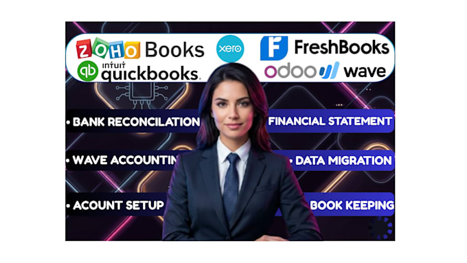 do data migration on zohobooks freshbooks quickbooks xero odoo wave