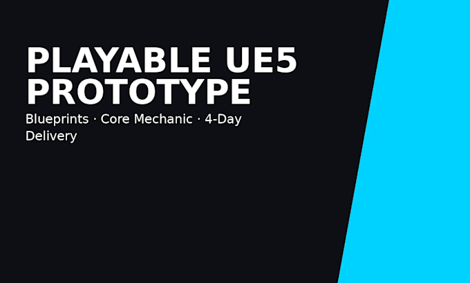 build a playable unreal engine 5 game prototype with blueprints