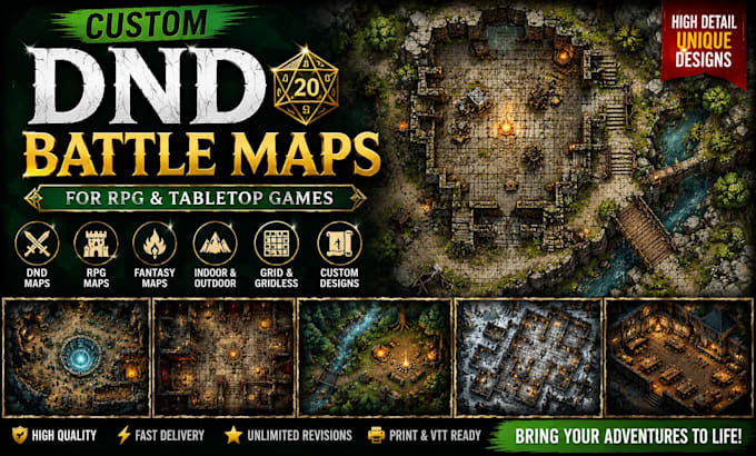 create dnd battle maps rpg tabletop games dungeons dragon fantasy ttrpgs