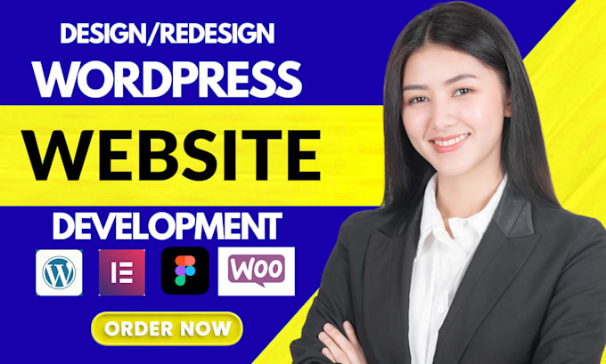 design, redesign, and develop responsive wordpress website for business