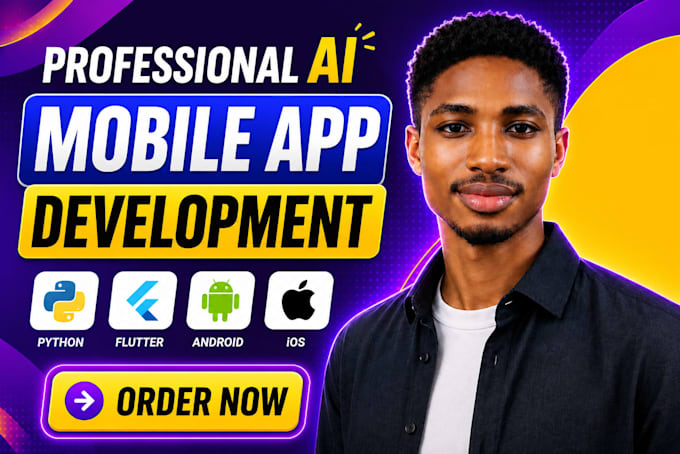 develop ai mobile app, andriod and ios mobile app, ai app, ai chatbot,