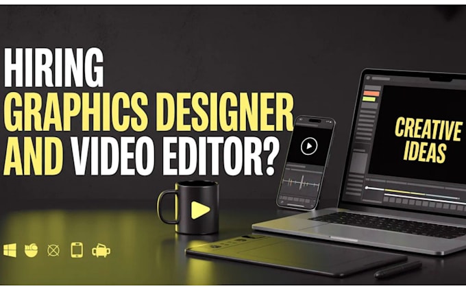 design professional graphics and editing