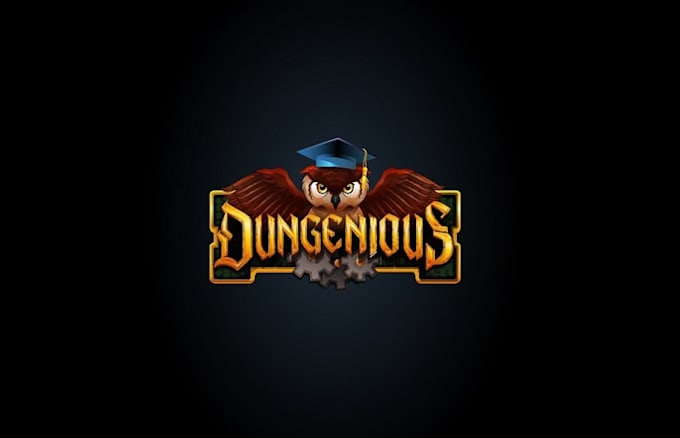 create eye catching fantasy role playing quiz logo