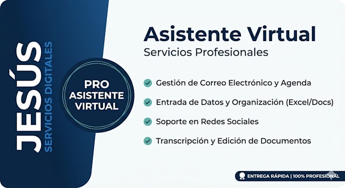 ser tu asistente virtual y transcriptor de audios en espanol