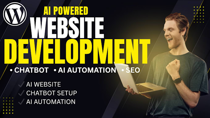create and develop an ai website with smart chatbot integration and automations