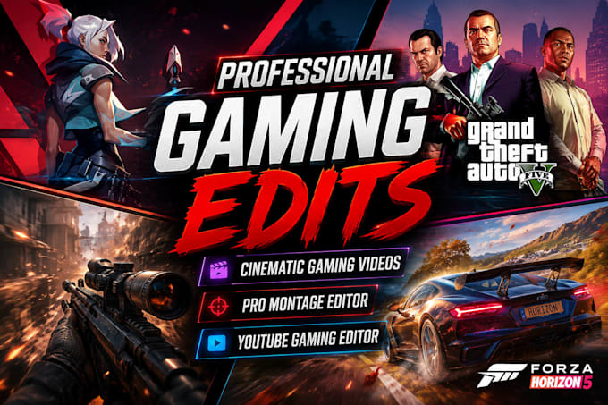 edit professional gaming videos and montages