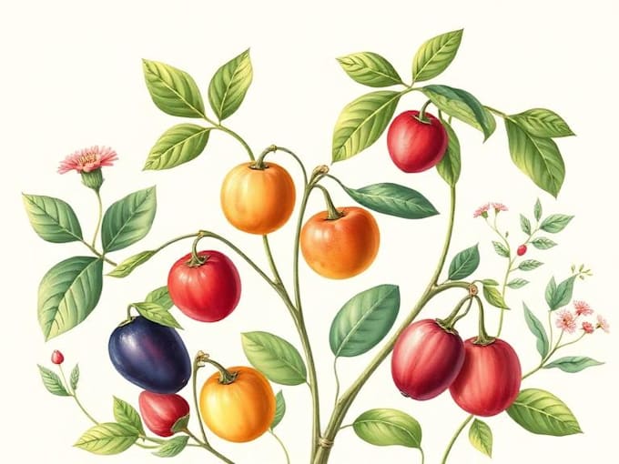 design professional botanical artwork for your business needs