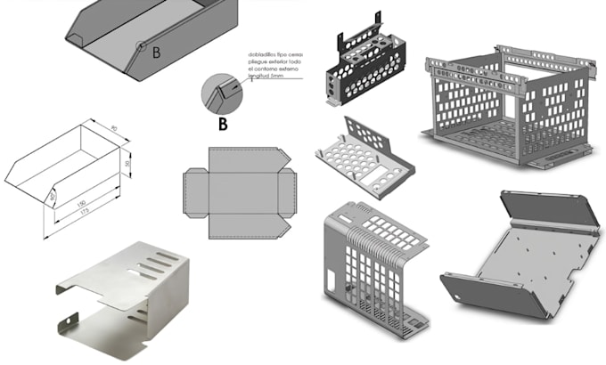 design model waterproof metal sheet 3d industrial panel enclosure custom pcb box