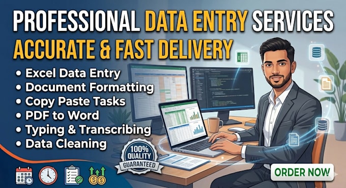do  fast data entry and copy paste tasks