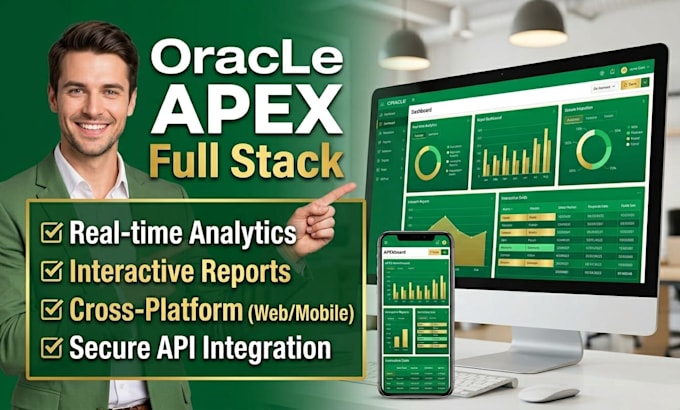 oracle apex developer, oracle apex application pl sql database customization