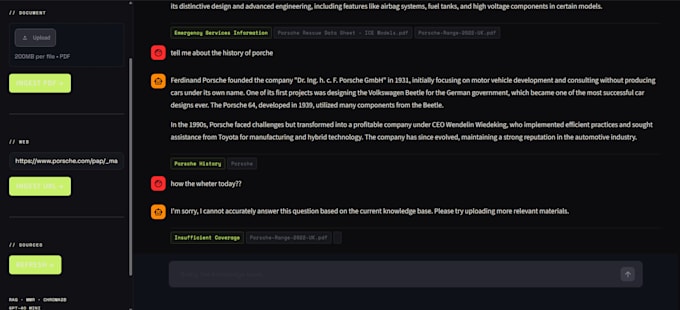 develop custom ai chatbot rag with ur custom data