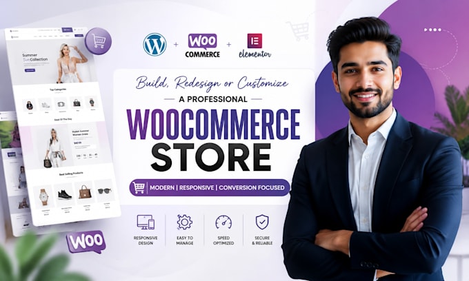 build, rebuild or customize a professional woocommerce store