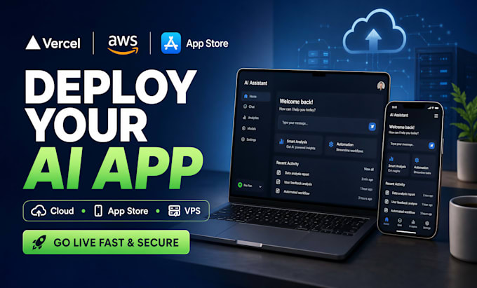deploy your ai generated app to cloud, app store, or vps