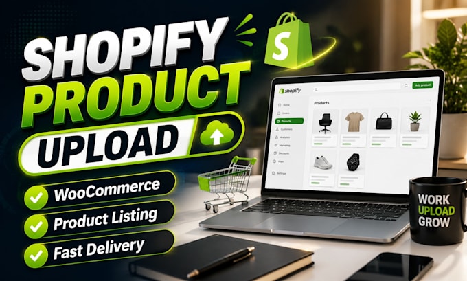 upload products to shopify woocommerce and ecommerce stores