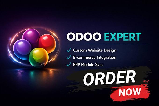 design an optimized odoo website or odoo ecommerce store odoo  website redesign