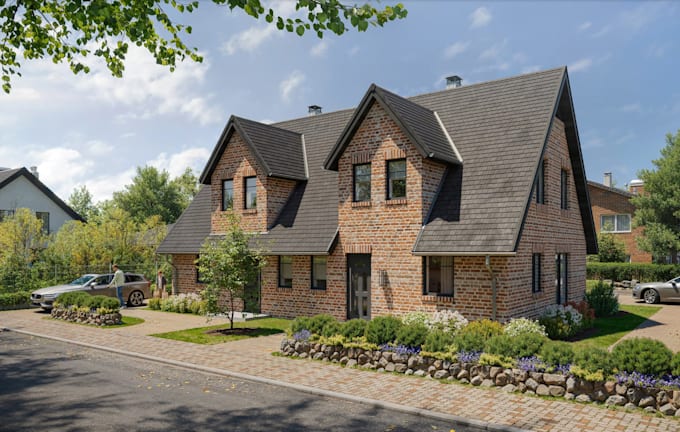 real estate cgi for united kingdom developer,photorealistic render from your dwg
