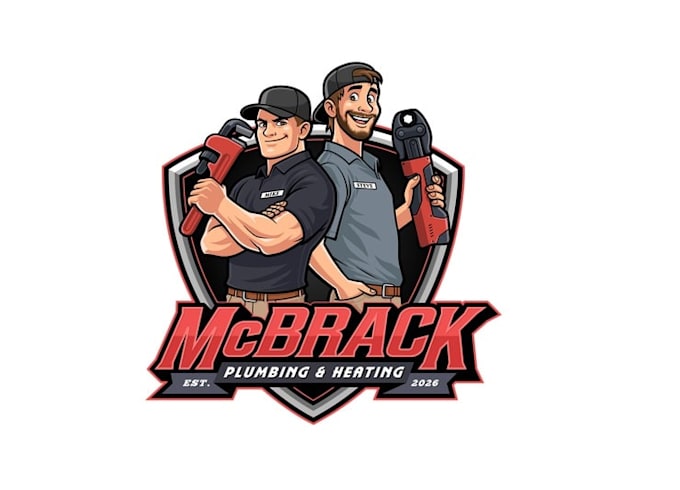 design a modern plumber and plumbing logo