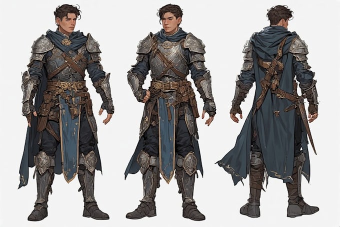 create a dnd character illustartion and oc character for you