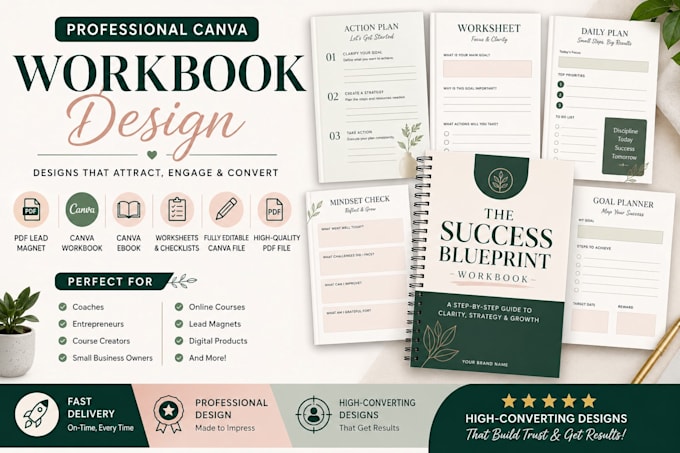 pdf lead, canva workbook, lead magnet, canva ebook, workbook design, workbook