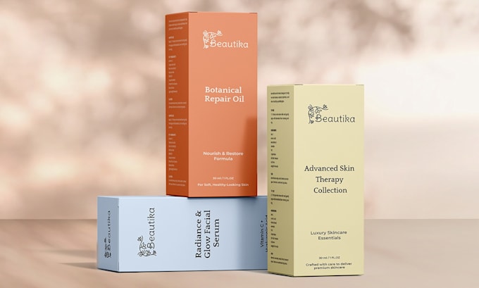 do box design, product packaging with 3d mockup