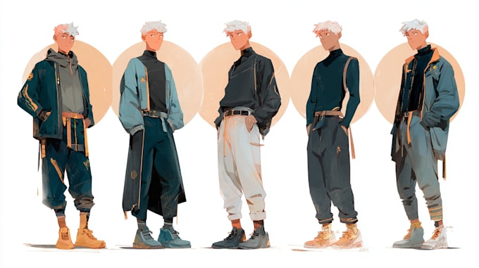 original character for books and character concept art