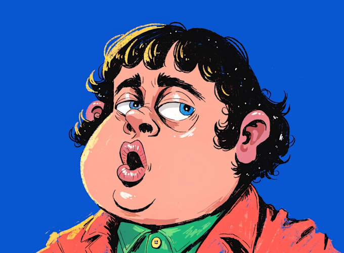 draw best bighead cartoon caricature