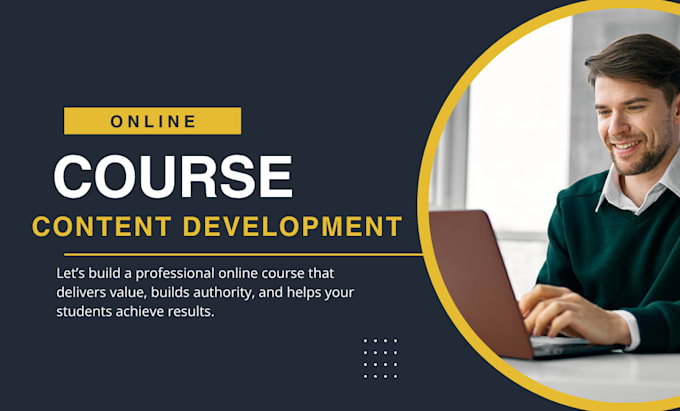 create structured online course modules lessons and workbook content
