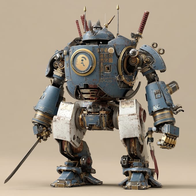 draw your robot, mecha or futuristic concept characters