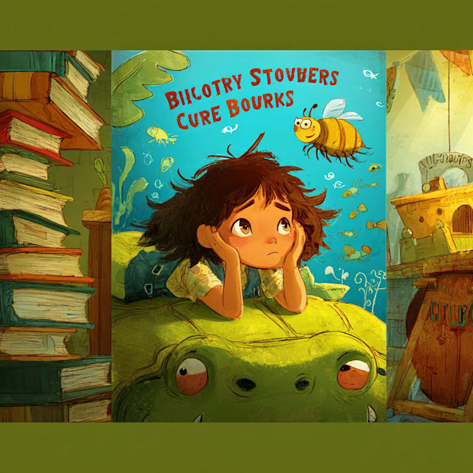 create an eye catching childrens book cover