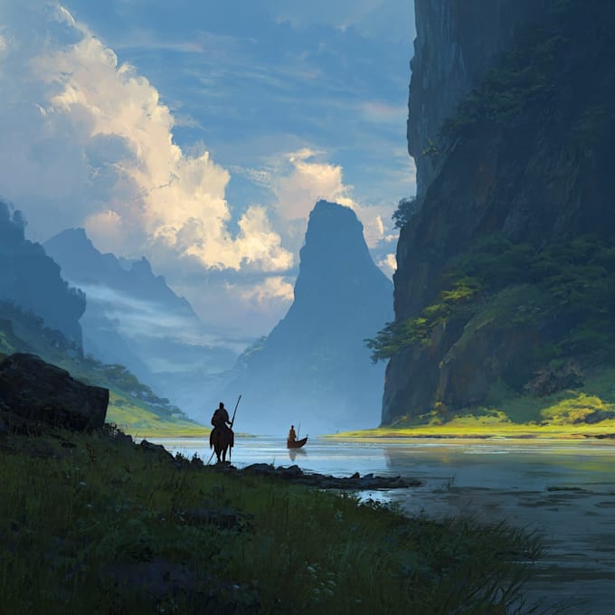 create stunning environment concept art