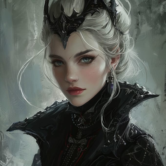 draw fantasy character illustration and concept art