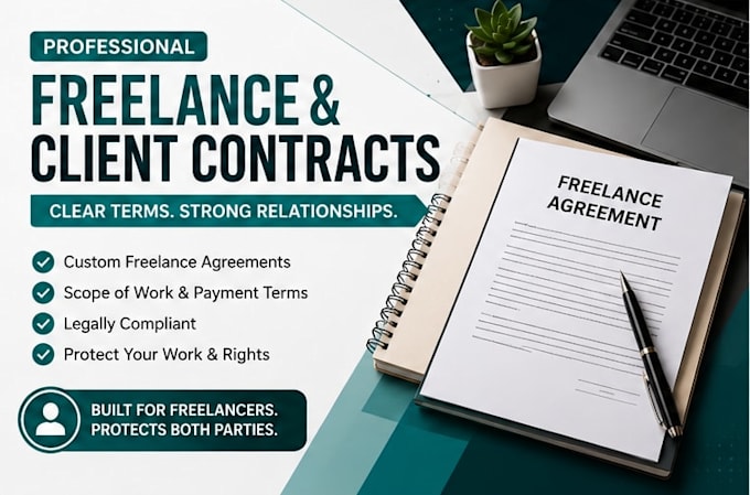 draft professional freelance and client contracts