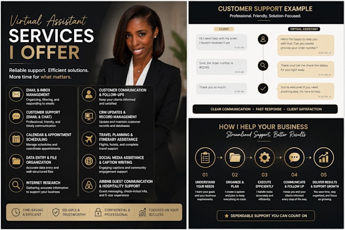 be your virtual assistant and costumer services support