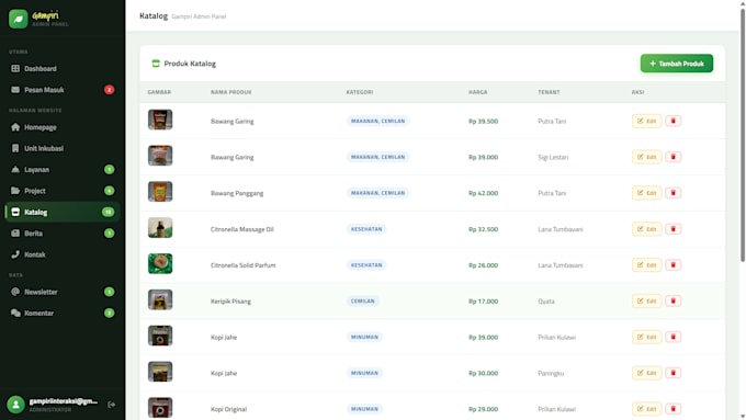 create a dynamic website with firestore database