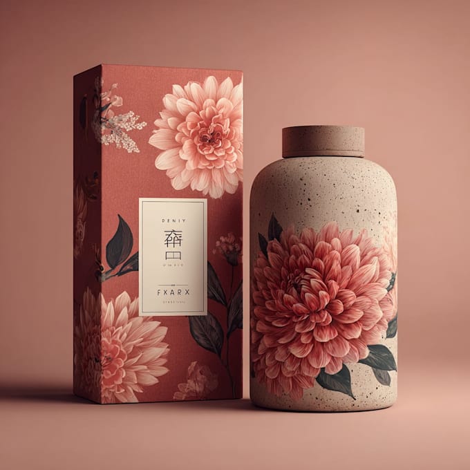 do premium packaging design, product label, box package, pouch bag design