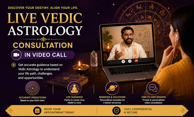 do live birthchart reading based on vedic astrology