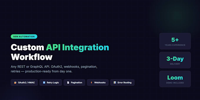 build an n8n workflow with custom API integration
