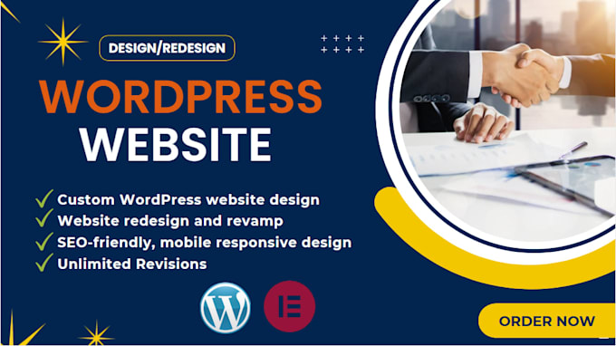 design a fast,SEO friendly wordpress website using elementor