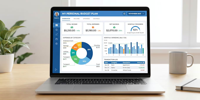 create a personalized budget and financial plan