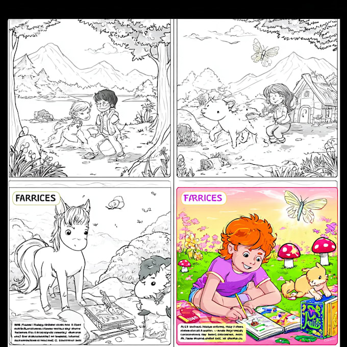 do KDP worksheet children activity book design