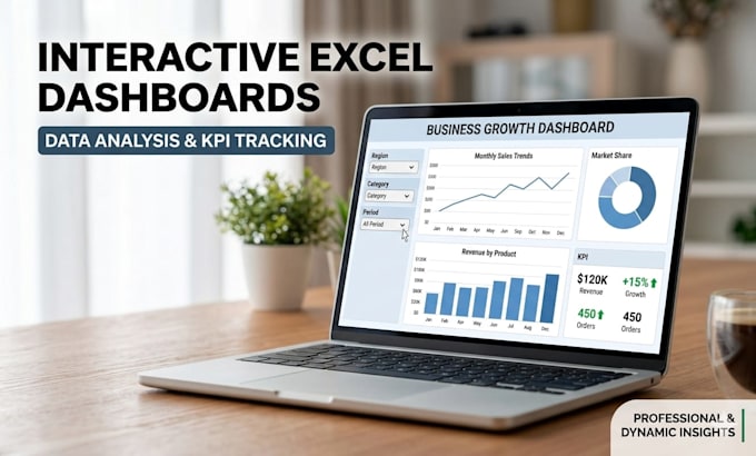 create interactive excel dashboards with custom filters