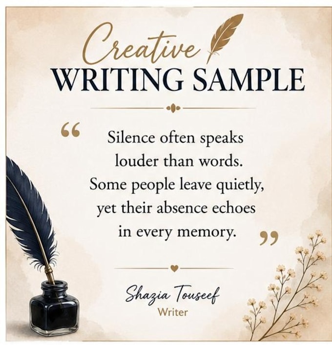 write creative content, articles and translations