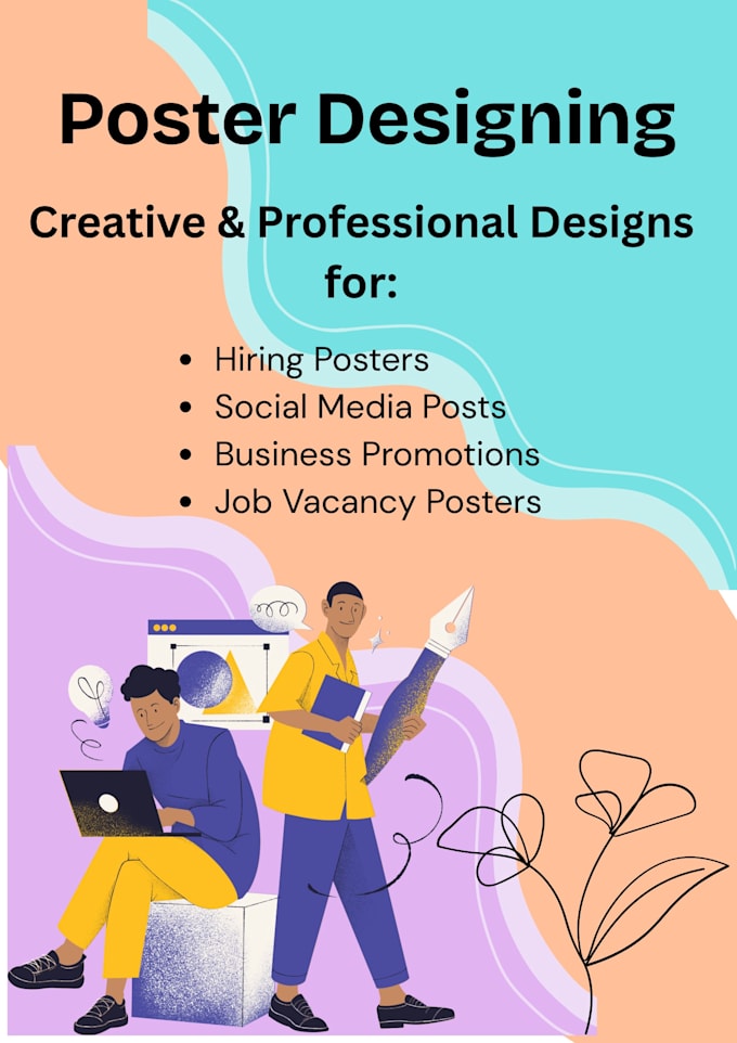 create attractive hiring posters for companies