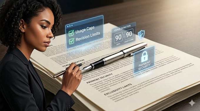 draft a professional ugc creator contract or brand agreement