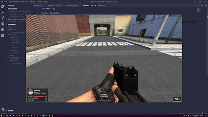 create a custom garrys mod map for gmod with lua scripting and addons