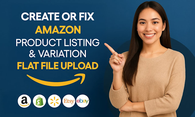 create amazon variation parent child listing via flat file